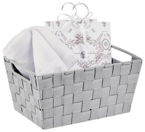 Aufbewahrungskorb Carolyn 32x20 Cm Kunststoff Grau - Grau, Basics, Kunststoff (32/15/20cm) - Ondega