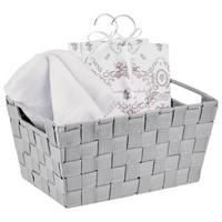 Aufbewahrungskorb Carolyn 32x20 Cm Kunststoff Grau - Grau, Basics, Kunststoff (32/15/20cm) - Ondega
