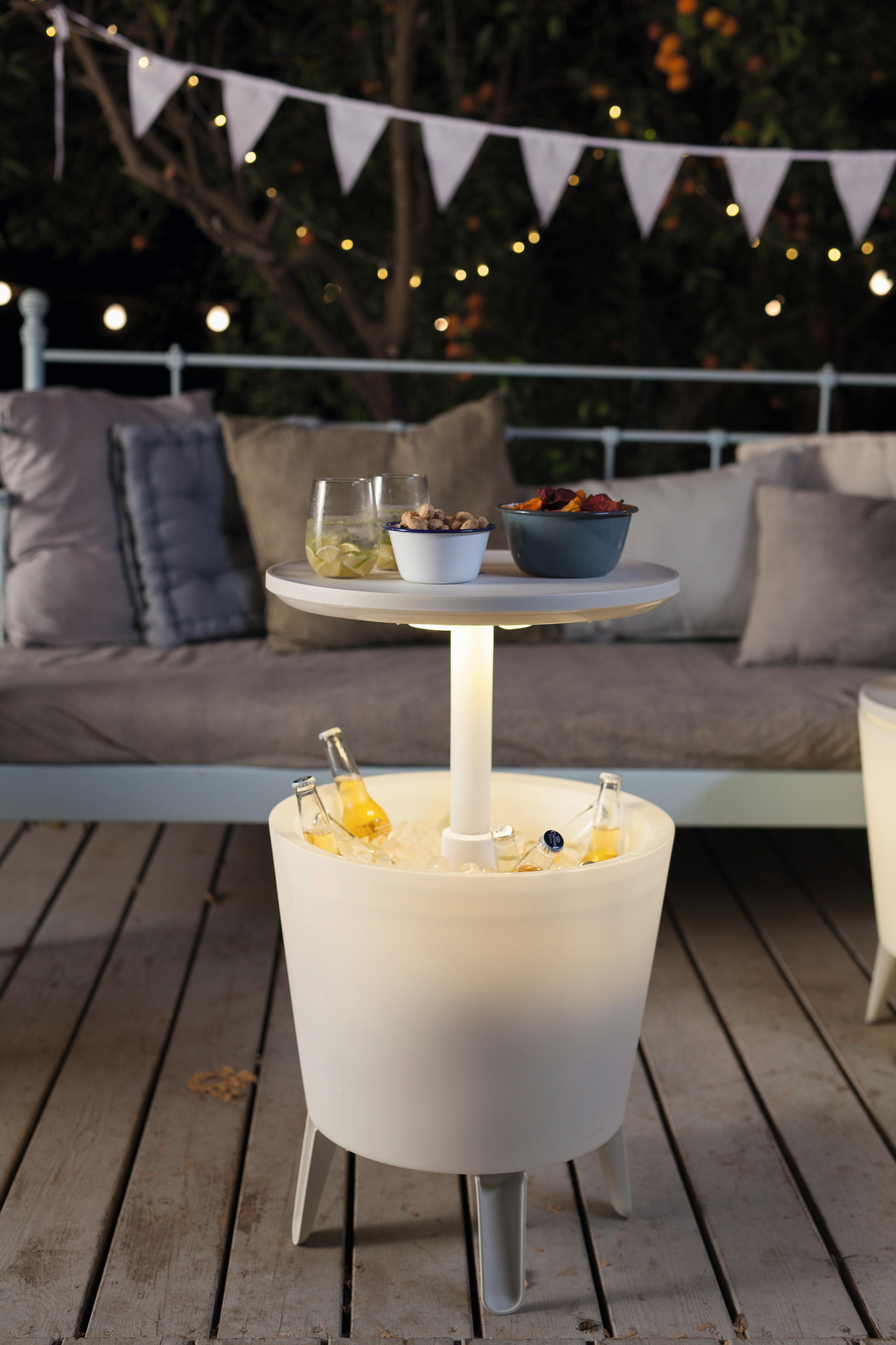 ZÁHRADNÝ BAROVÝ STÔL ICE GLOW - Design (49.5/57-84.5/49.5cm) - Mömax