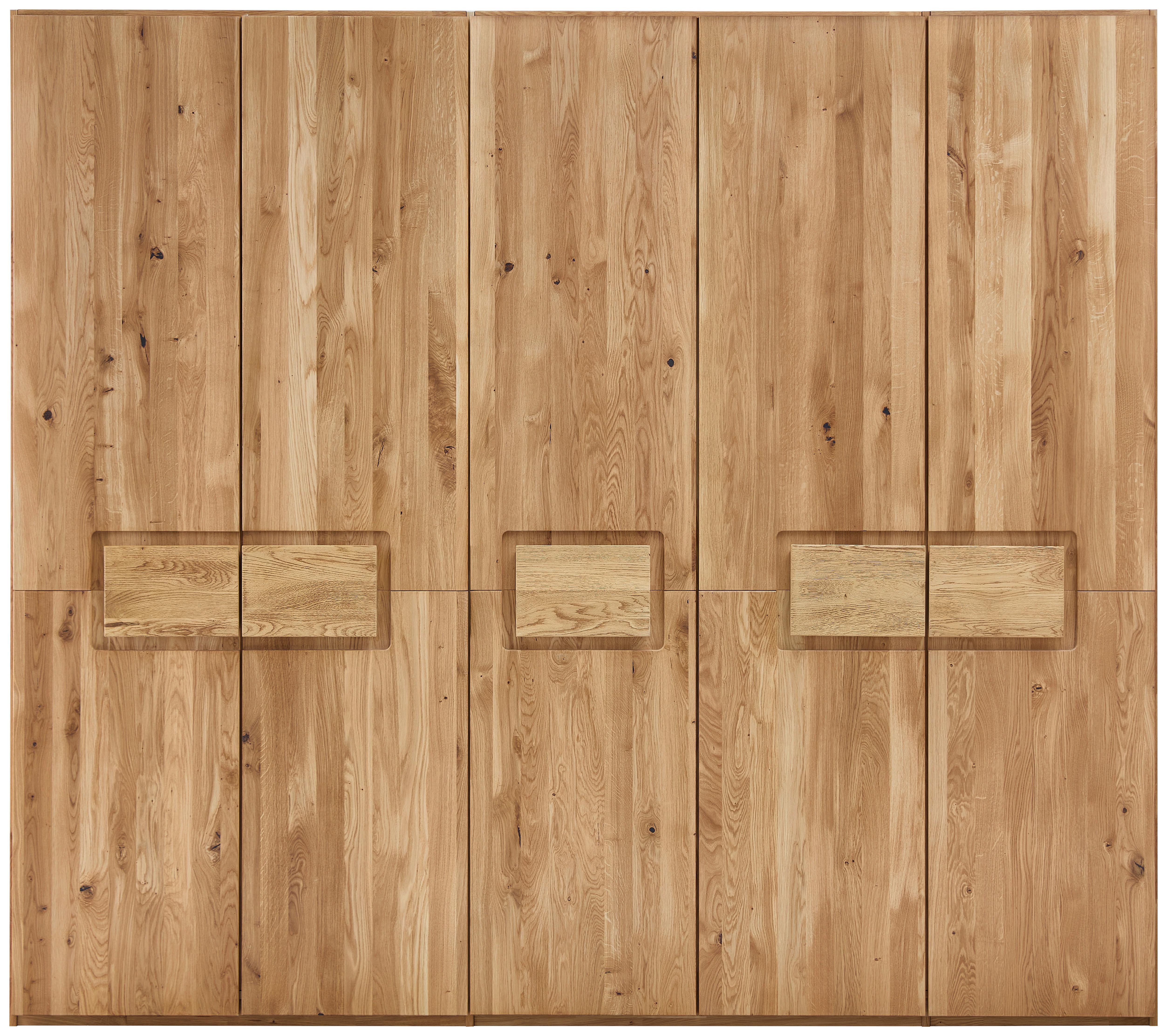 Drehtürenschrank Emilia, Eichefarben B: 252 Cm