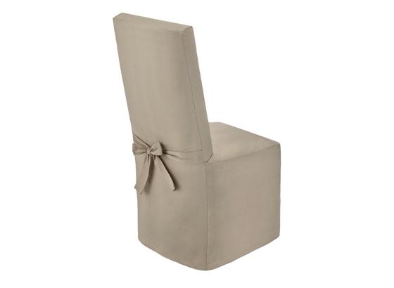 Stuhlhusse Steffi / Anna - Taupe, KONVENTIONELL, Textil - Ombra Stuhlhusse Steffi / Anna - Taupe, KONVENTIONELL, Textil - Ombra
