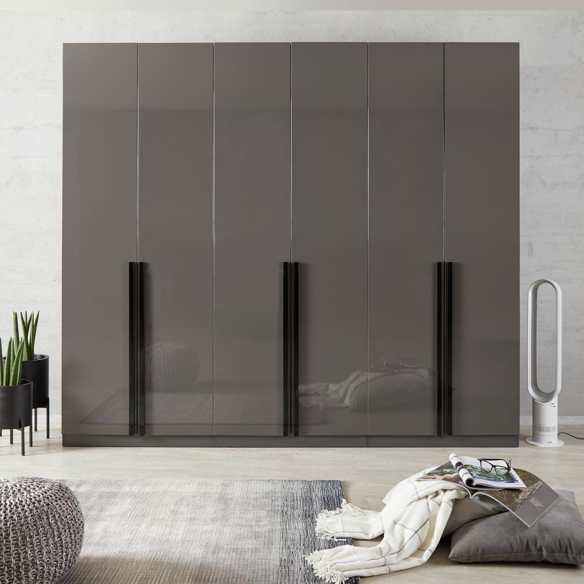 DVEŘE UNIT - antracitová, Moderní, kompozitní dřevo (45,3/232,6/1,8cm) - Ondega