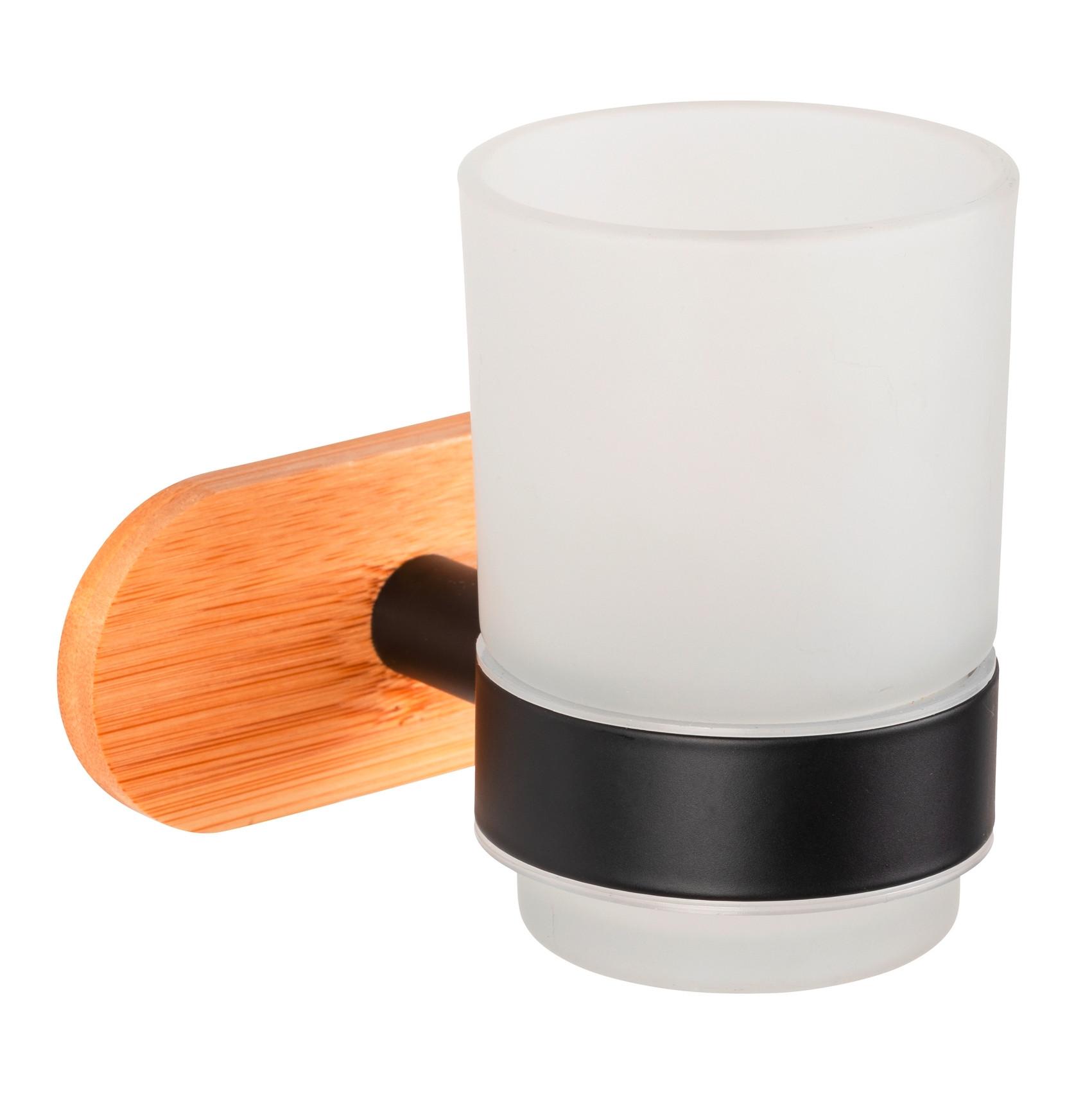 Držák na kartáčky OREA BAMBOO - SB - - Moderní (10/9,5/10cm) - Mömax
