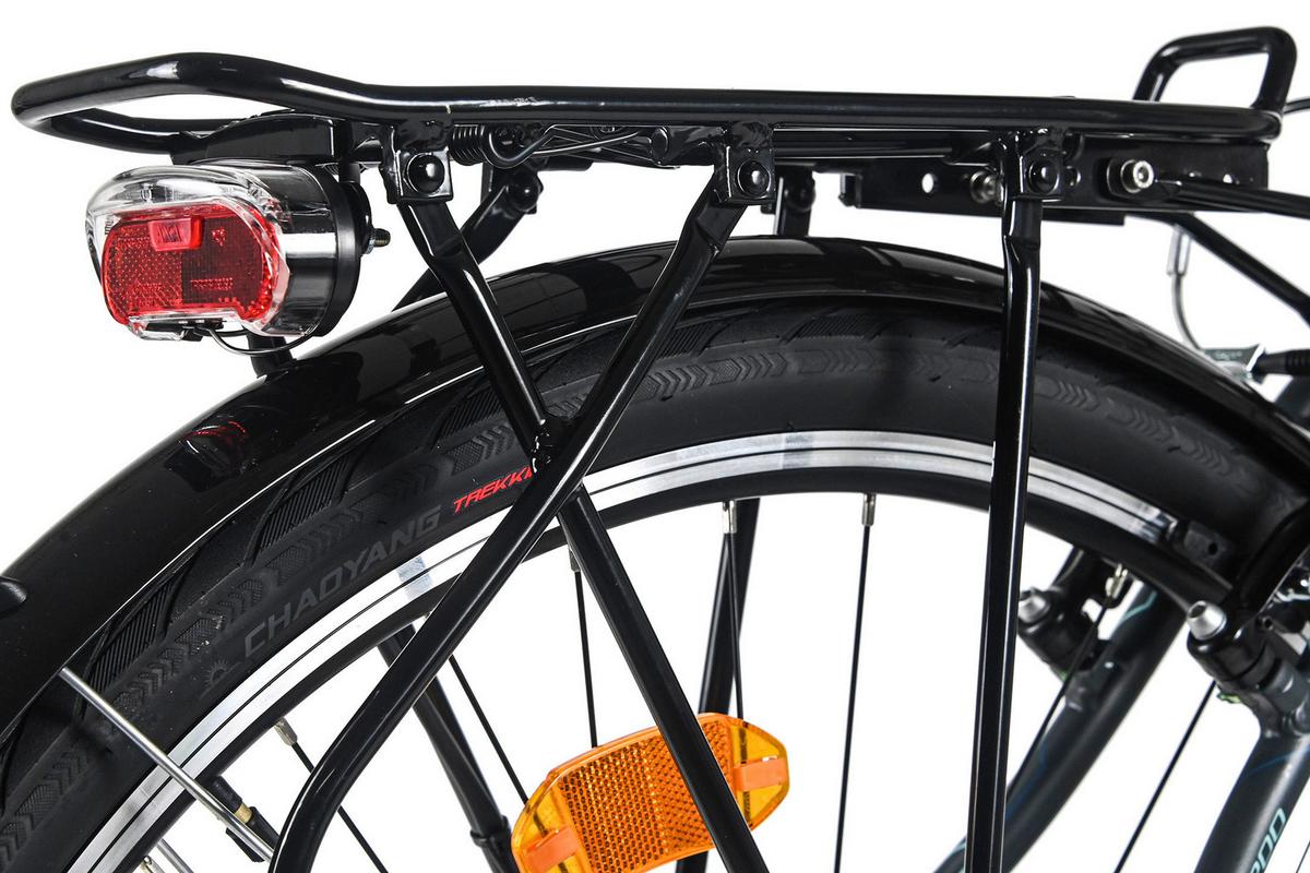 Trekkingrad Herren 28 Zoll - Anthrazit, Basics, Metall