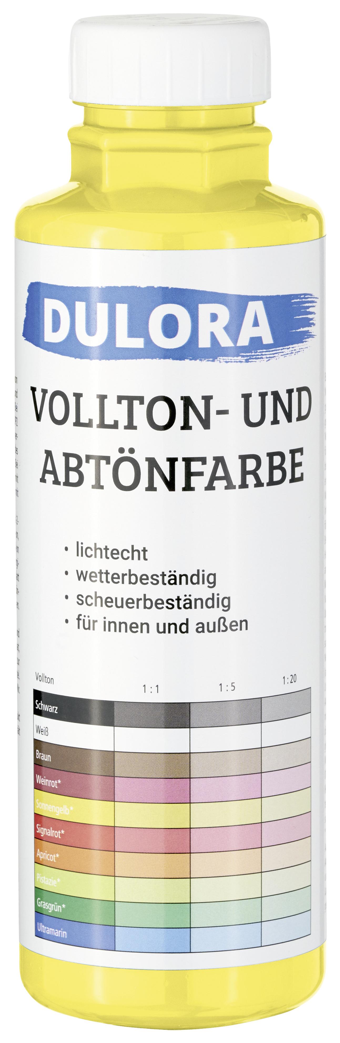 Abtönfarbe Dulora 500ml Sonnengelb