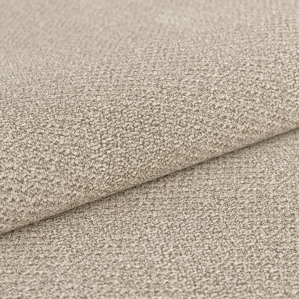 Ecksofa Barletta New Velours Beige, 289x228cm - Beige/Schwarz, ROMANTIK / LANDHAUS, Textil (289/228cm) - Luca Bessoni