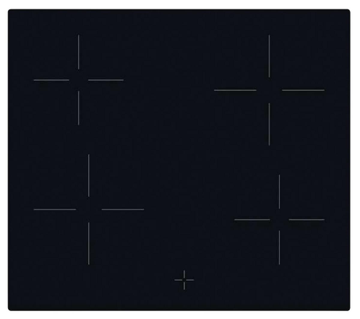 Einbauherd-set B: 60 Cm Elektro-Glaskeramik - Schwarz, Metall (60cm) - Sistant