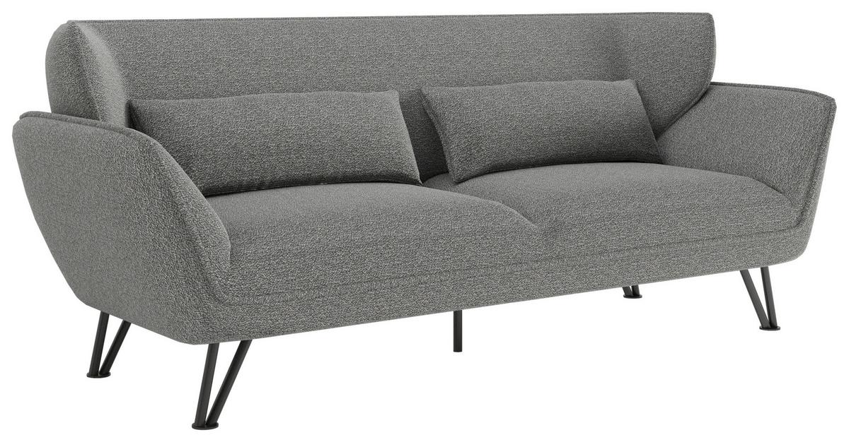 3-sitzer-sofa Medina - Anthrazit, MODERN, Textil (228/81/89cm) - MID.YOU