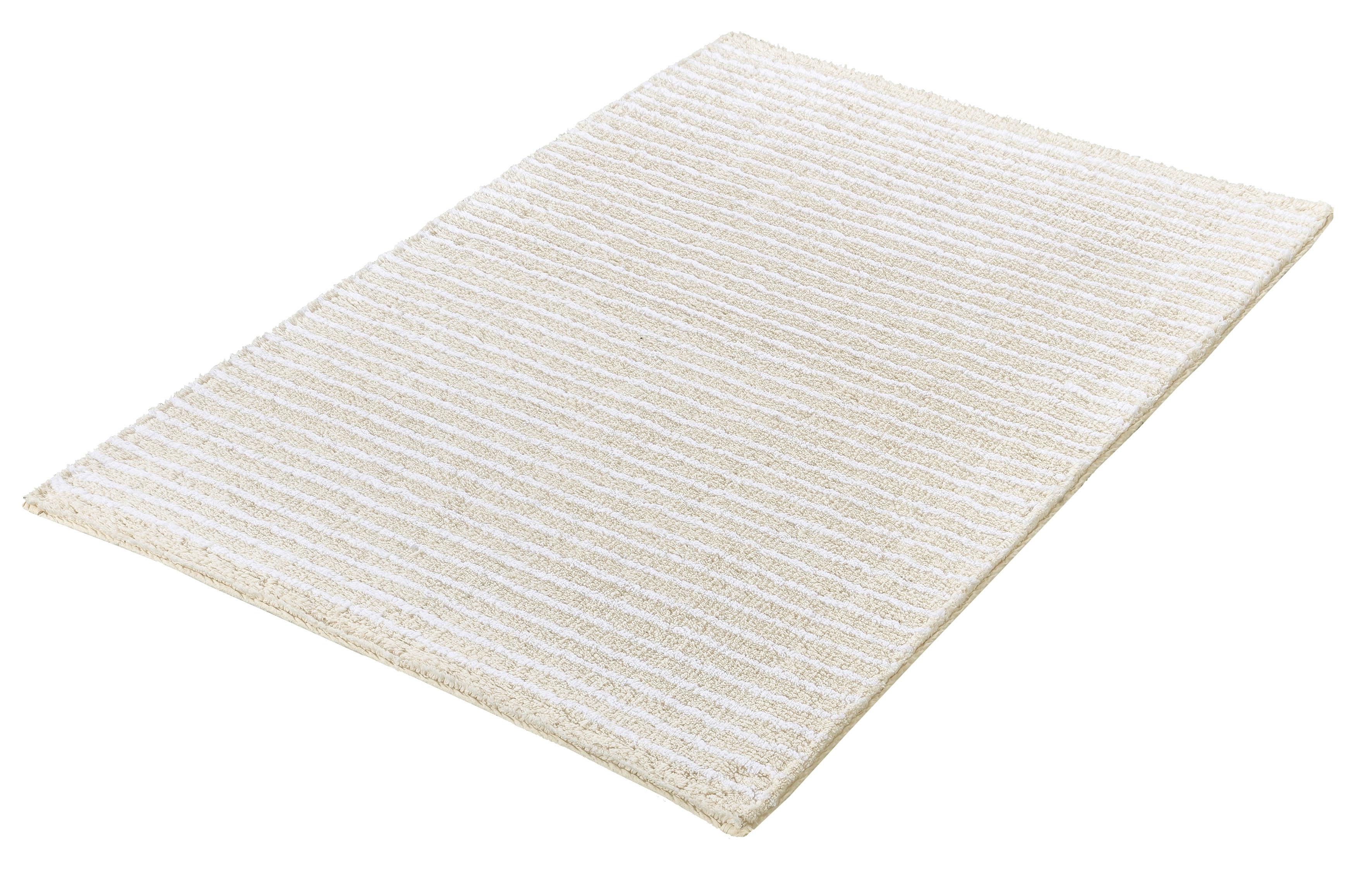 Badteppich Amalia 70x120 cm Naturfarben Rutschhemmend - Naturfarben, Basics, Textil (70/120cm) - Kleine Wolke