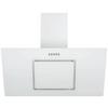 Dunstabzugshaube Svea Weiß B: 90 Cm, Led - Weiß, Trend, Glas/Metall (90/73,9-111,9/37cm) - Respekta