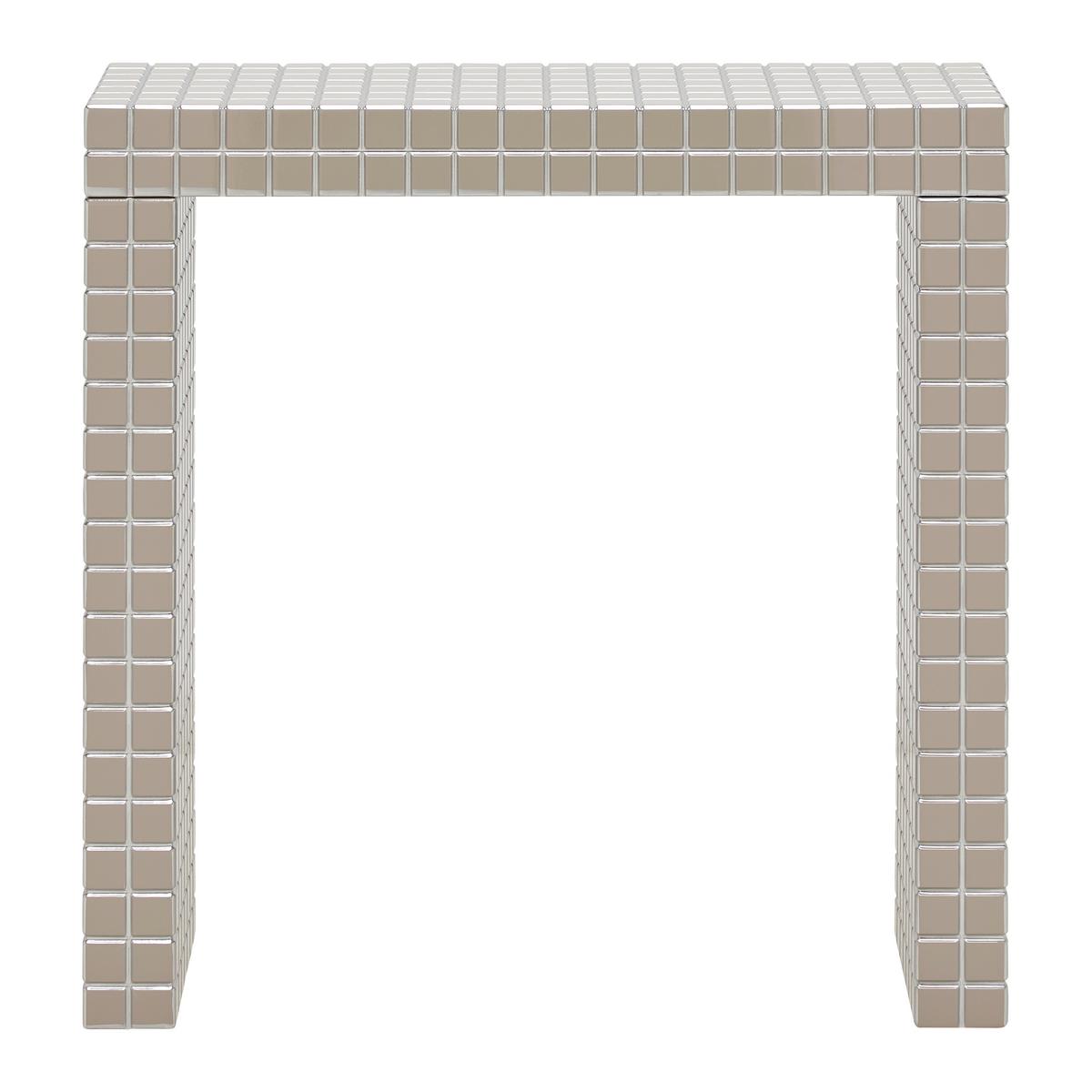 KONZOLA LUISA -TREND- - kašmírová, Modern, kompozitné drevo (80/28/80cm) - Mömax