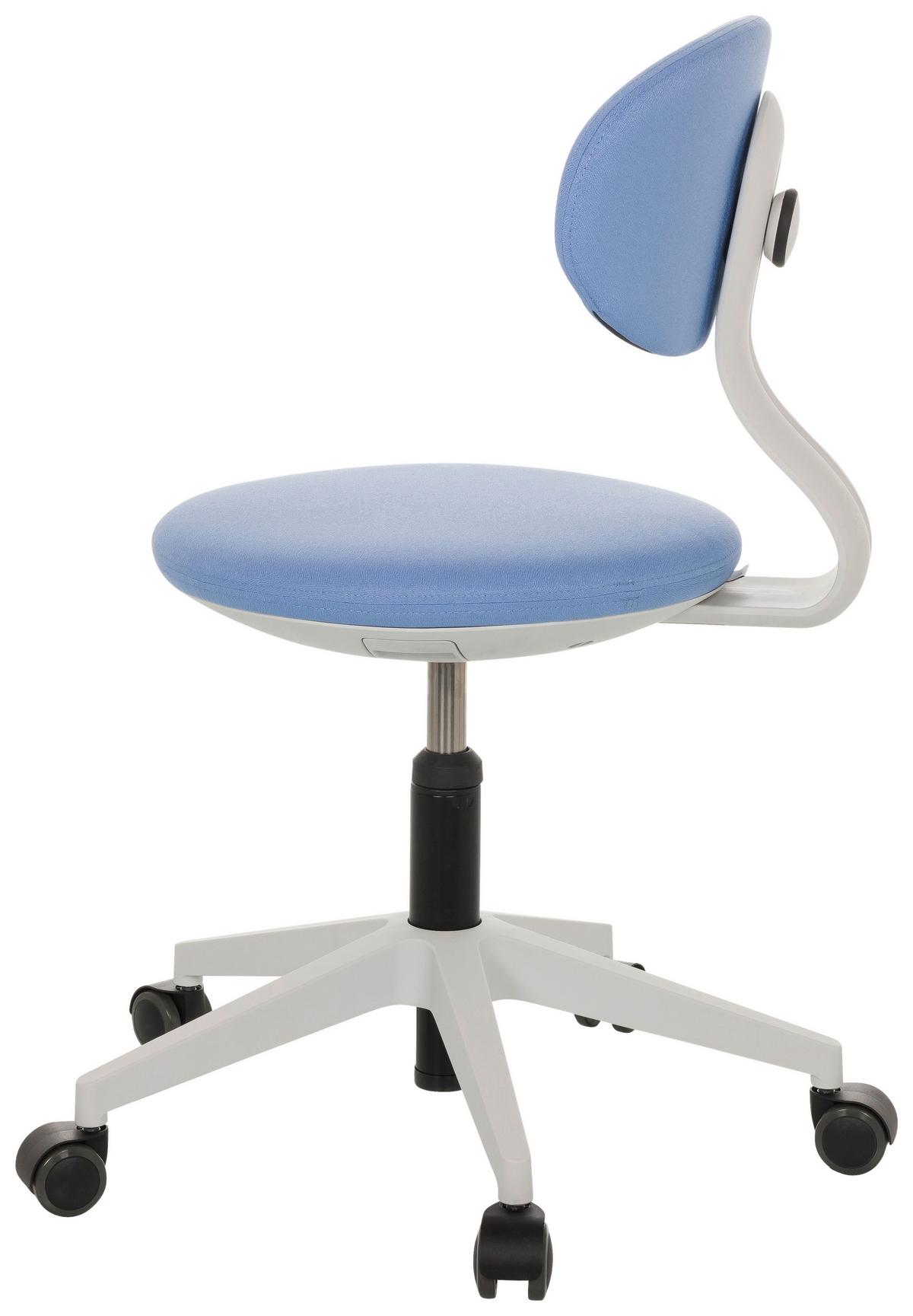Jugenddrehstuhl Minimovo - Blau/Grau, Basics, Kunststoff/Textil (42/66-87/52cm) - MID.YOU