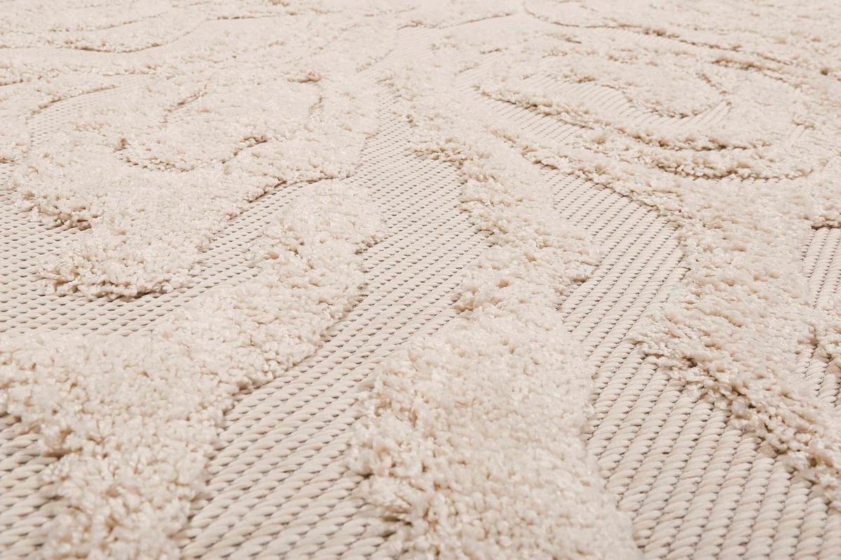 Outdoorteppich Creme, Bxl: Ca. 133x200 Cm - Creme, KONVENTIONELL, Textil (133/200cm) - Esprit