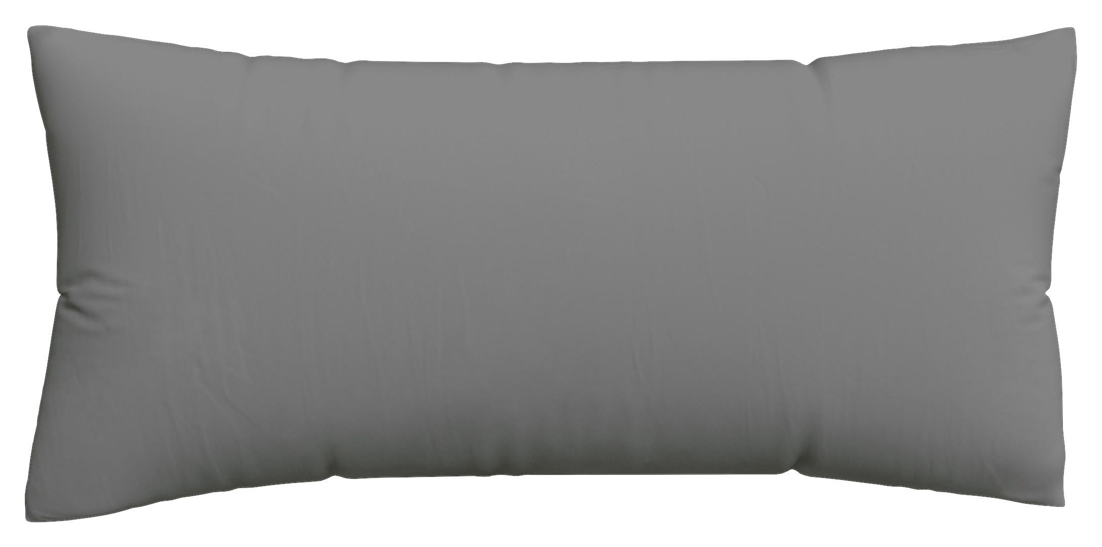 Kopfpolsterbezug Woven Satin - Grau, Basics, Textil (40/80cm) - Schlafgut