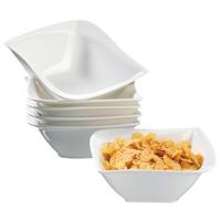 SCHÜSSELSET La Musica Weiß D: 14 cm - Weiß, Basics, Keramik (14cm) - Mäser