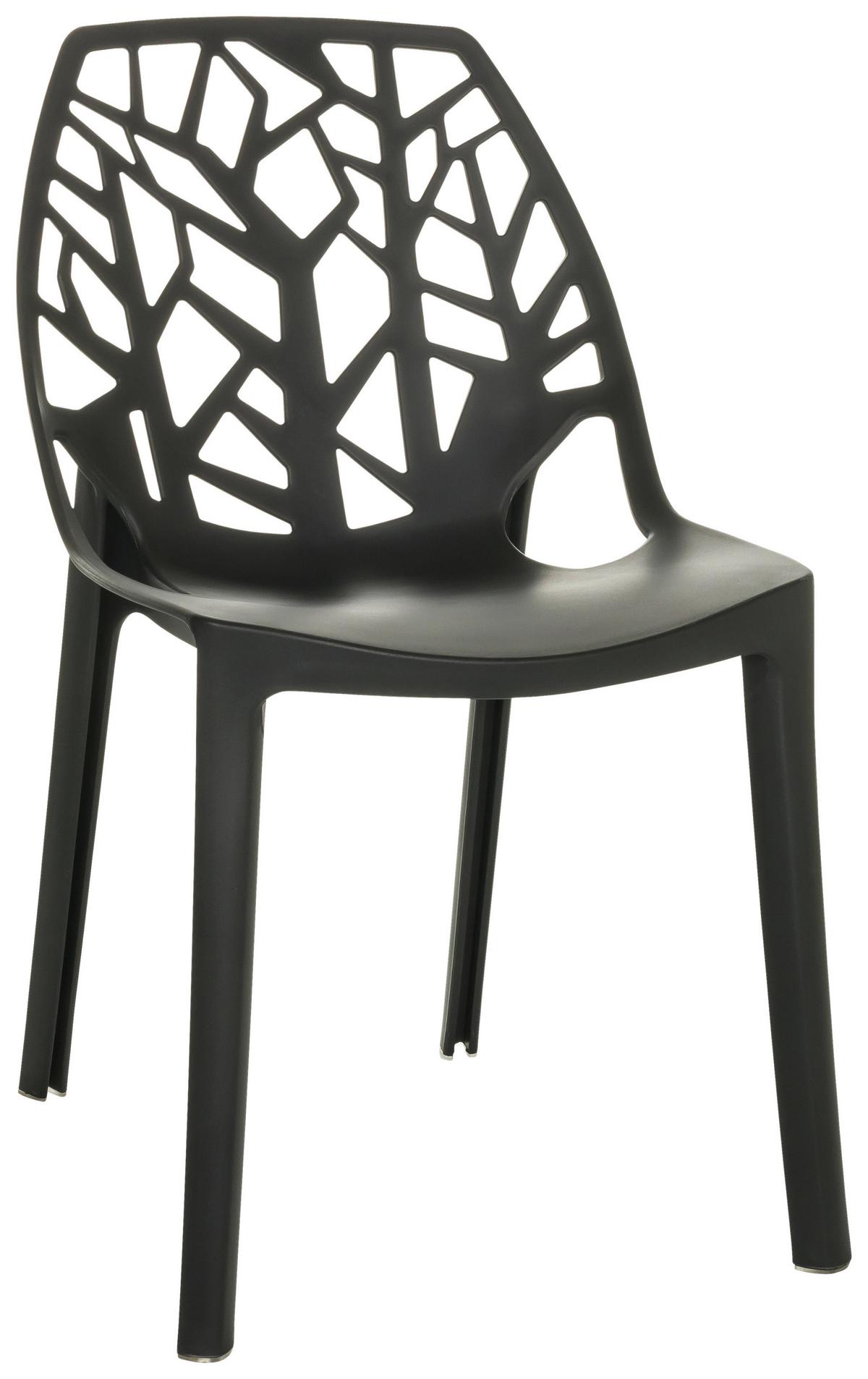 Stuhl Artifo Tri - Schwarz, Basics, Kunststoff (47/80/56cm) - MID.YOU