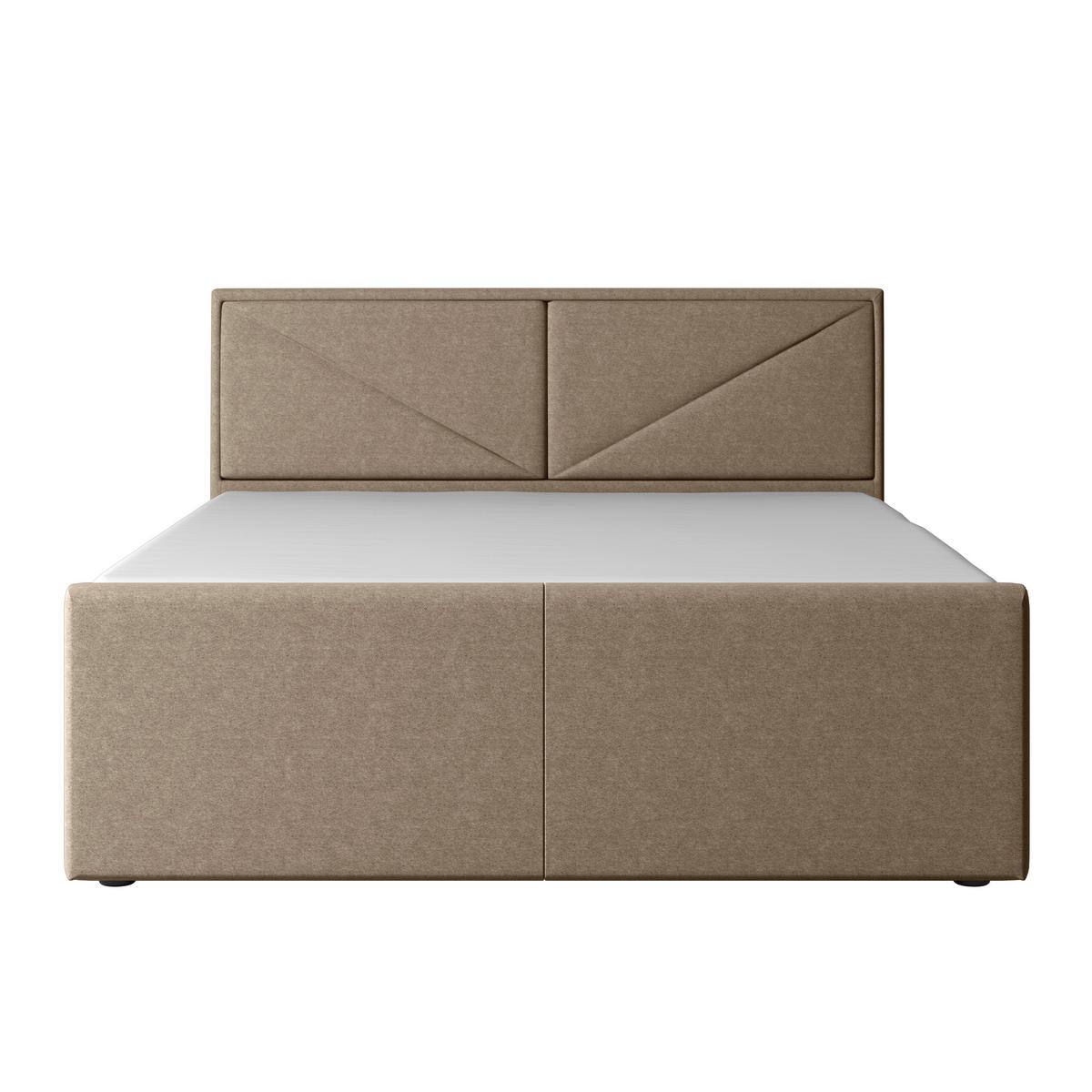 Boxspringbett Mit Bettkasten Lima 180x200 Cm Beige - Beige/Schwarz, MODERN, Holz/Kunststoff (180/200cm) - MID.YOU