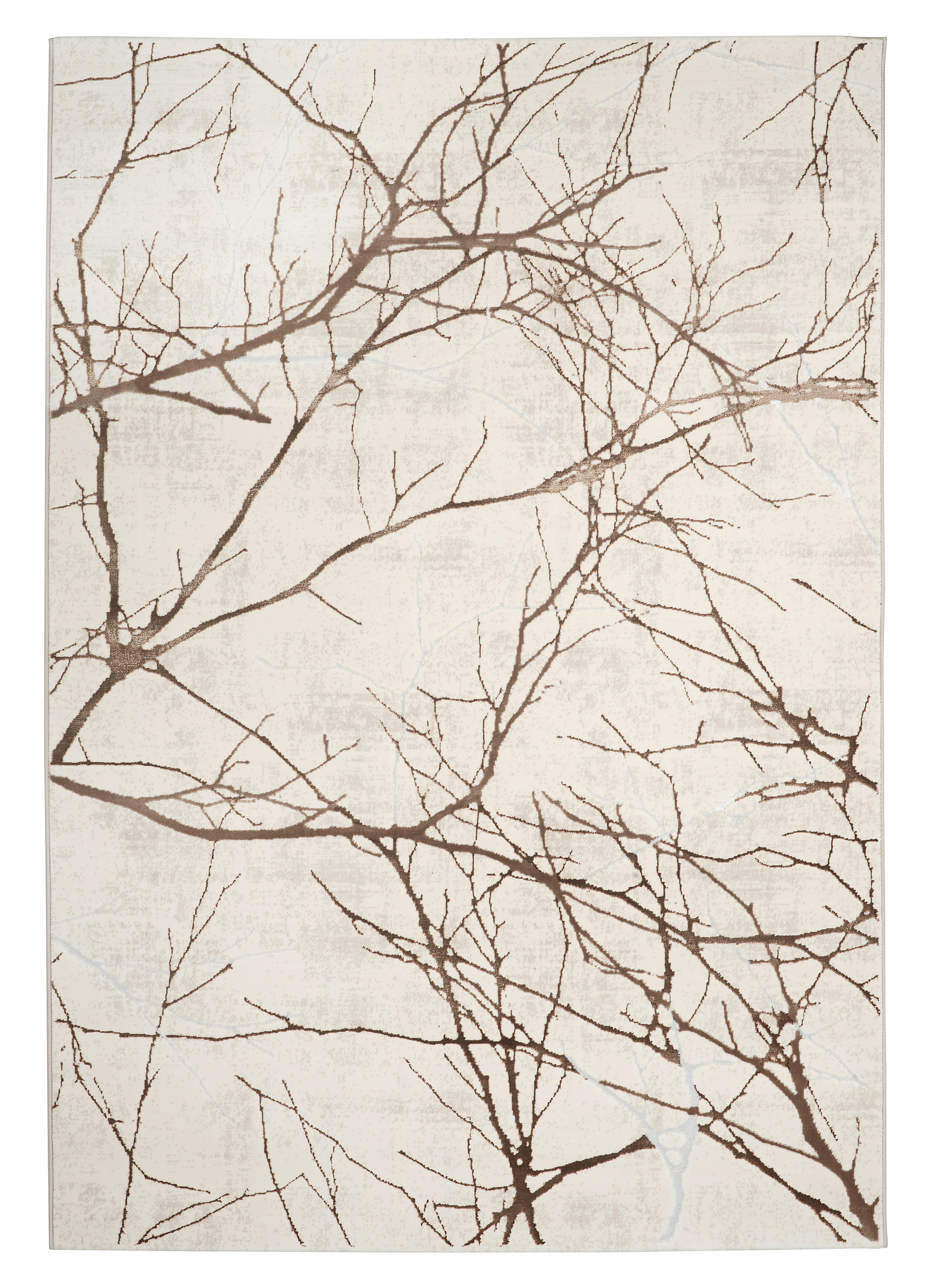 Webteppich Creme Belly 120x170 cm - Creme, ROMANTIK / LANDHAUS, Textil (120/170cm) - James Wood