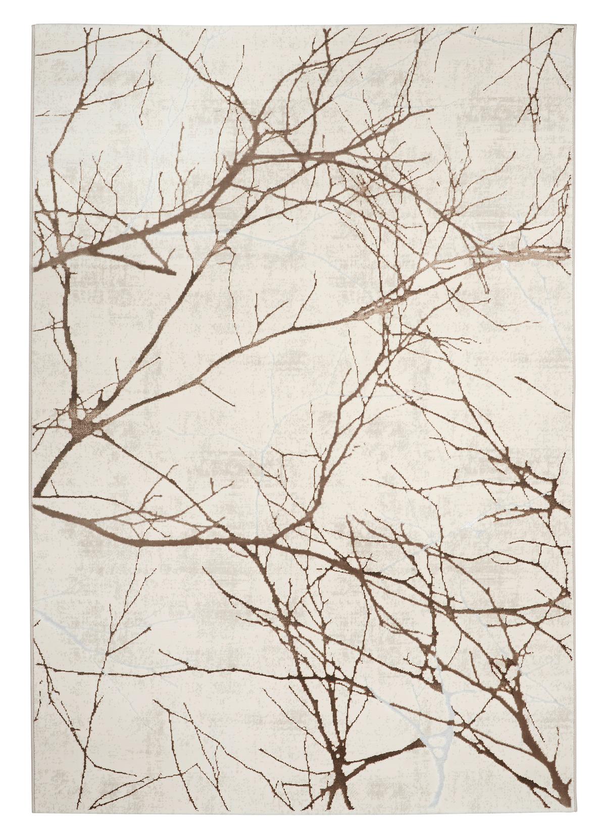 Webteppich Creme Belly 120x170 cm - Creme, ROMANTIK / LANDHAUS, Textil (120/170cm) - James Wood
