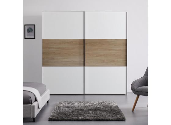 Schwebetürenschrank 225 cm Includo - Eichefarben/Weiß, MODERN, Holzwerkstoff (225/222/68cm) Schwebetürenschrank 225 cm Includo - Eichefarben/Weiß, MODERN, Holzwerkstoff (225/222/68cm)