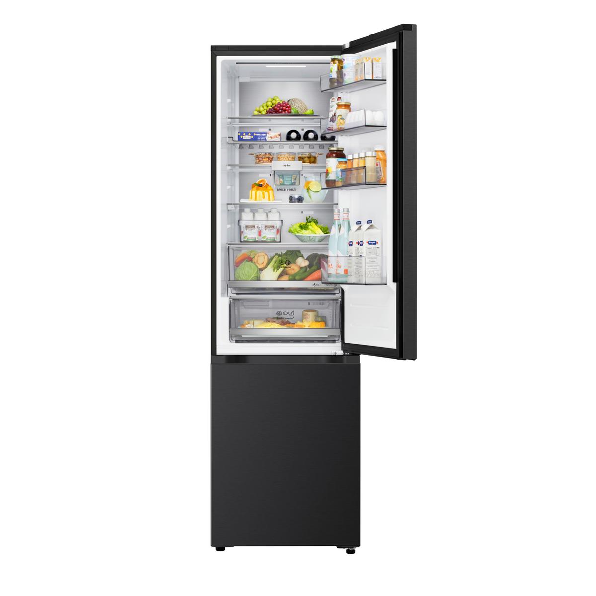 Kühl-Gefrier-Kombination GBBS7 26AEV, EEKL: A - Schwarz, Basics, Metall (59,7/203/67,4cm) - LG