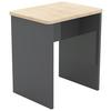 Hocker Esal Anthrazit B: 40 Cm Esal - Anthrazit/Weiß, MODERN, Holzwerkstoff (40/45/30cm) - MID.YOU