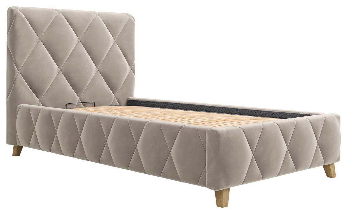 Polsterbett Trivio 100x200 Cm Cappuccino - Cappuccino, MODERN, Holz/Holzwerkstoff (100/200cm) - MID.YOU