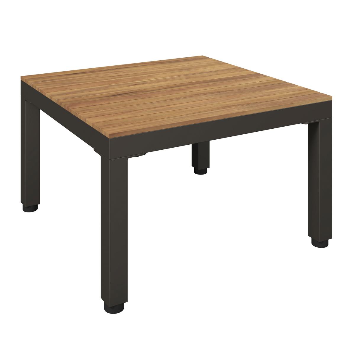 Loungegarnitur Rostock - Beige/Akaziefarben, MODERN, Holz/Textil (57/35/57cm) - Beldano