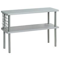 Küchenregal Grau B: 20 cm - Grau, Basics, Holzwerkstoff/Metall (55/38/20cm) - Kesper