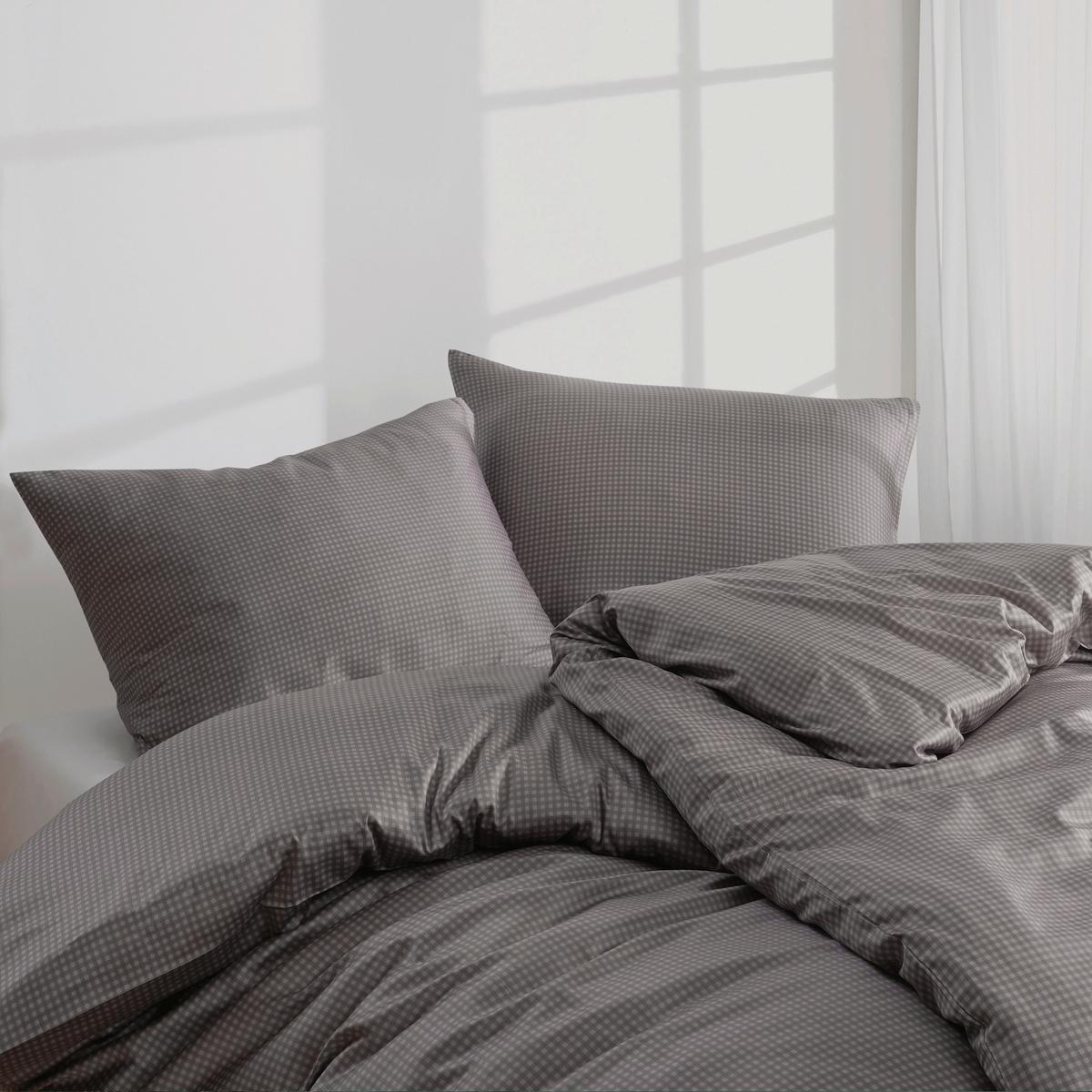 POSTEĽNÁ BIELIZEŇ S41.005.KARO FIVE GRAFIT - tmavosivá, Basics, textil (140/200cm) - Florella