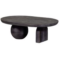 Couchtisch Steppe Schwarz L: 110 cm - Schwarz, Design, Holz (110/72/38cm) - Livetastic