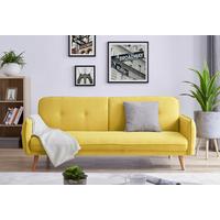 3-sitzer-sofa Gelb B: 188 Cm - Gelb/Naturfarben, MODERN, Textil (188/80/85cm) - Livetastic