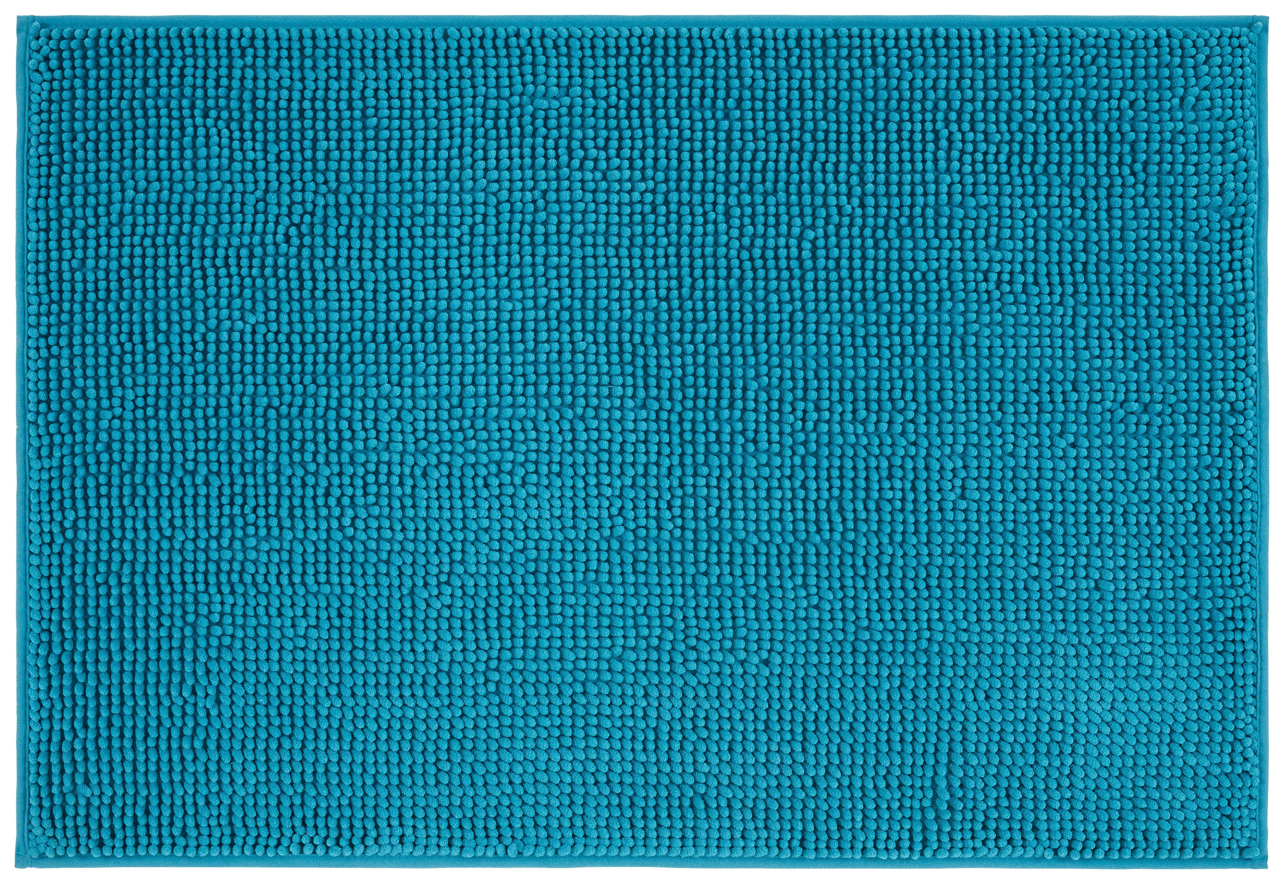 Badematte Anke Petrol 60x90 cm Rutschhemmend - Petrol, KONVENTIONELL, Textil (60/90cm) - Luca Bessoni