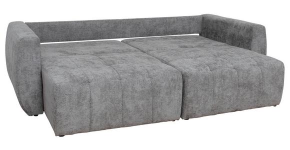 Schlafsofa Bali - Schwarz/Grau, MODERN, Holz/Textil (245/74-90/104cm) - Luca Bessoni