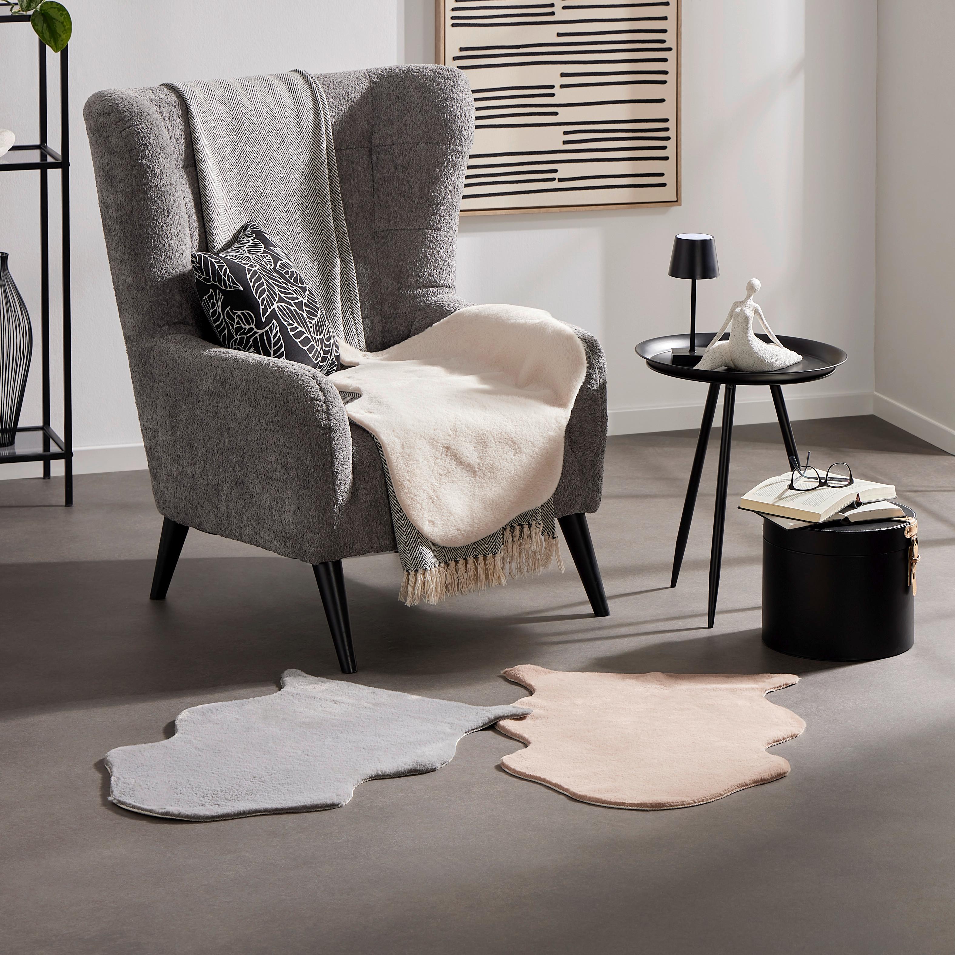 Vorleger Sandfarben/Beige - Sandfarben/Beige, ROMANTIK / LANDHAUS, Textil (55/80cm) - James Wood