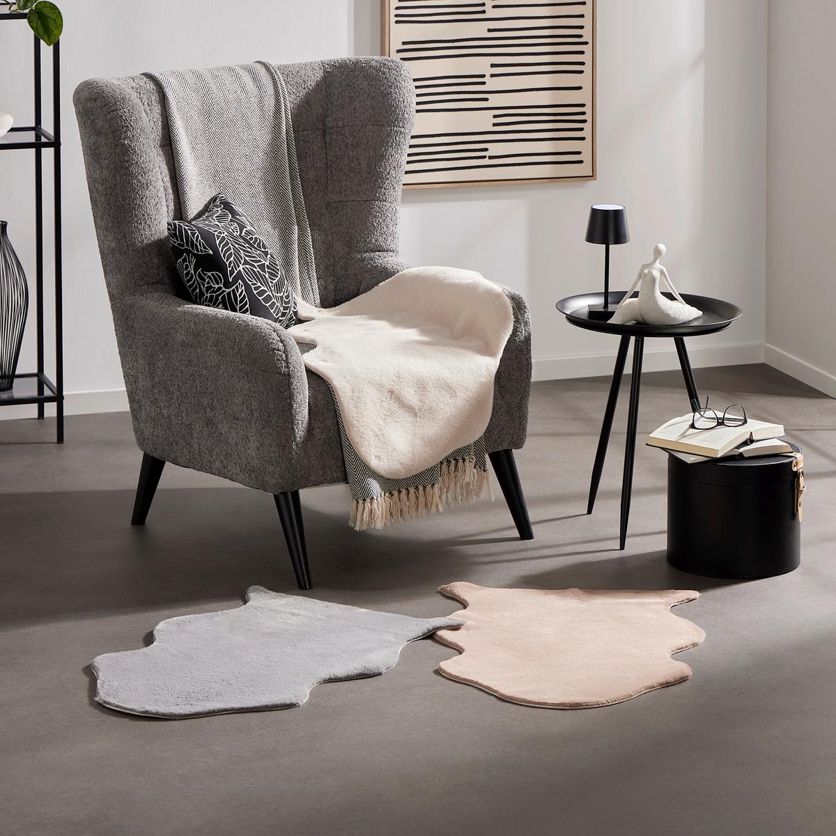 Vorleger Sandfarben/Beige - Sandfarben/Beige, ROMANTIK / LANDHAUS, Textil (55/80cm) - James Wood