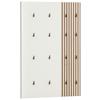 Garderobenpaneel Alexa 245+490 - Eichefarben/Beige, Design, Holzwerkstoff (73,5/109/2,6cm) - MID.YOU