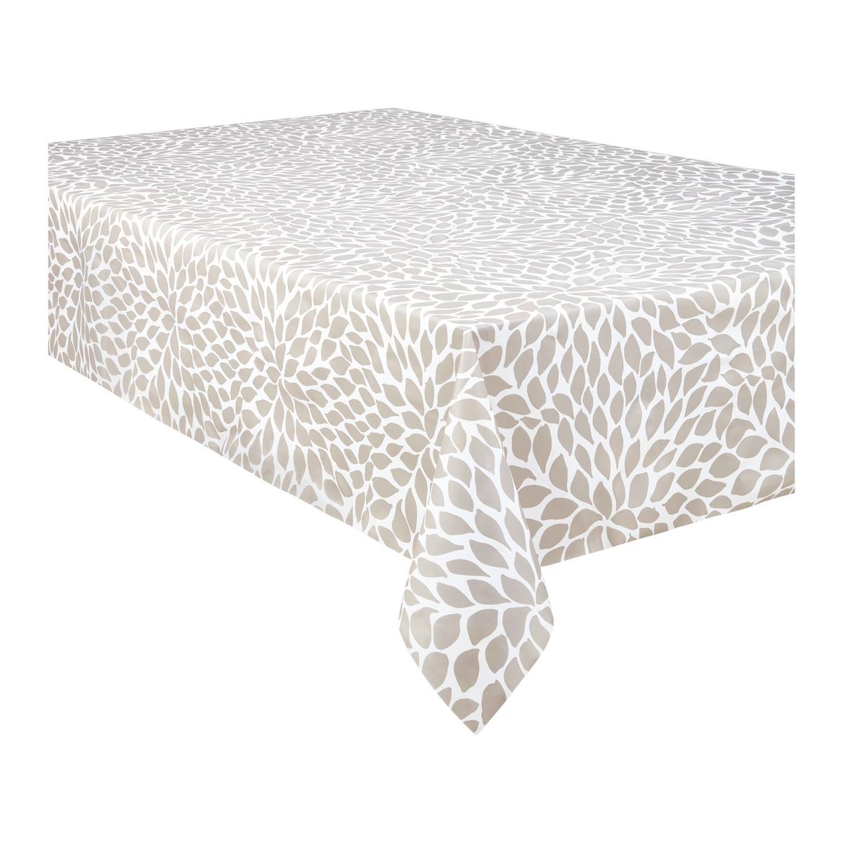 Ubrus Petra, 140/240cm,šedohnědá - šedohnědá, Konvenční, textil (140/240cm) - Modern Living