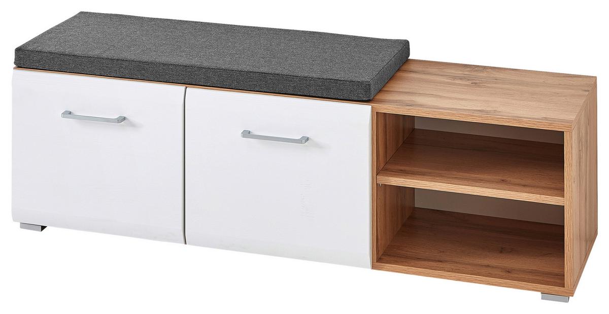 ŠATNÍ LAVICE FUNNY - Konvenční, kompozitní dřevo (126/42/40cm) - Mömax