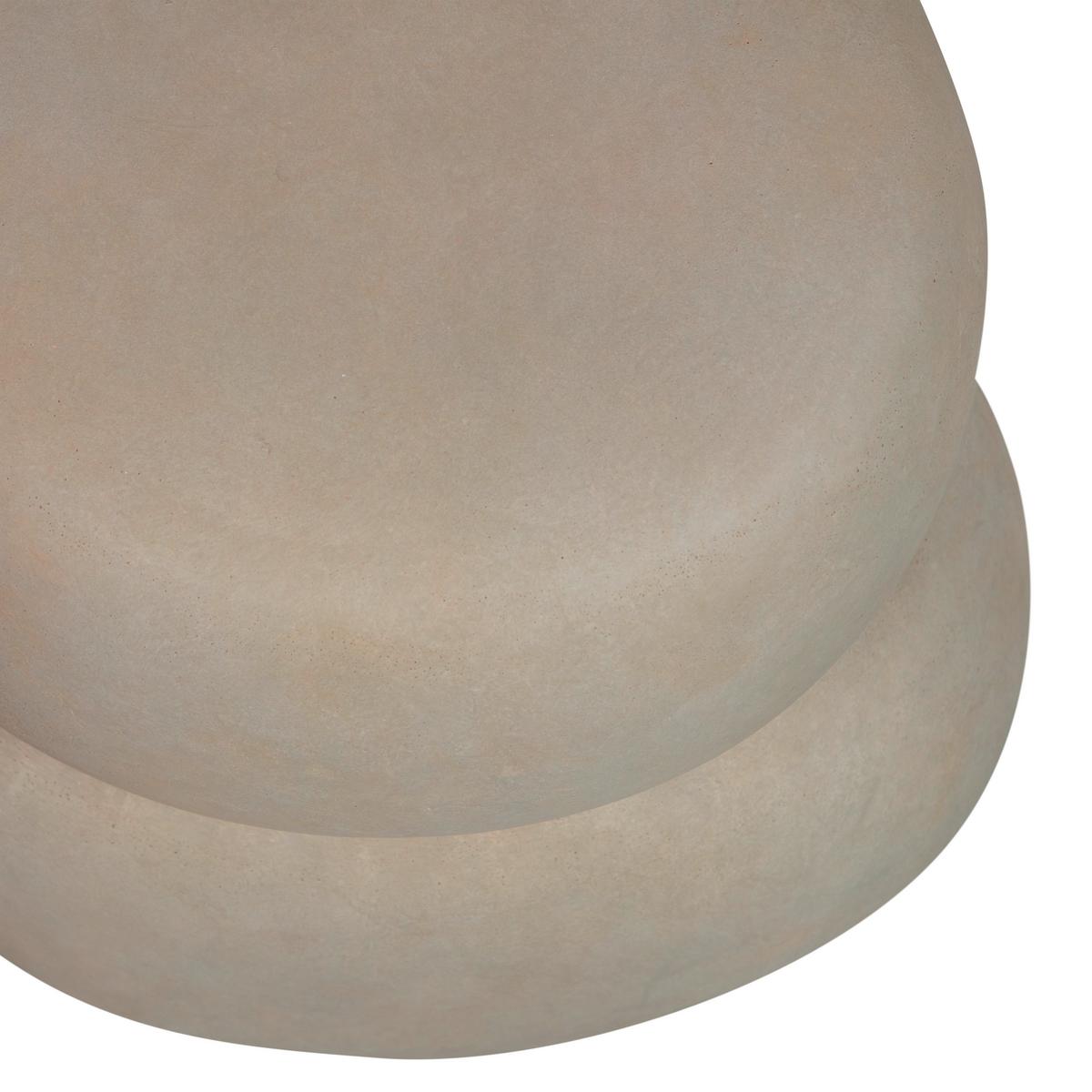 Couchtisch Oda Graugrün L: 41 cm - Graugrün, Design, Glas (41/35/47cm) - Livetastic