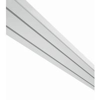 Kolejnička na závěsy Amelie, 120cm, bílá - bílá, plast (120/7.8/1.7cm) - Modern Living