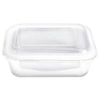 DÓZA NA SKLADOVANIE POTRAVÍN FRESH - 0,85L - číra, plast/sklo (20,6/15,8/7,5cm) - Mömax