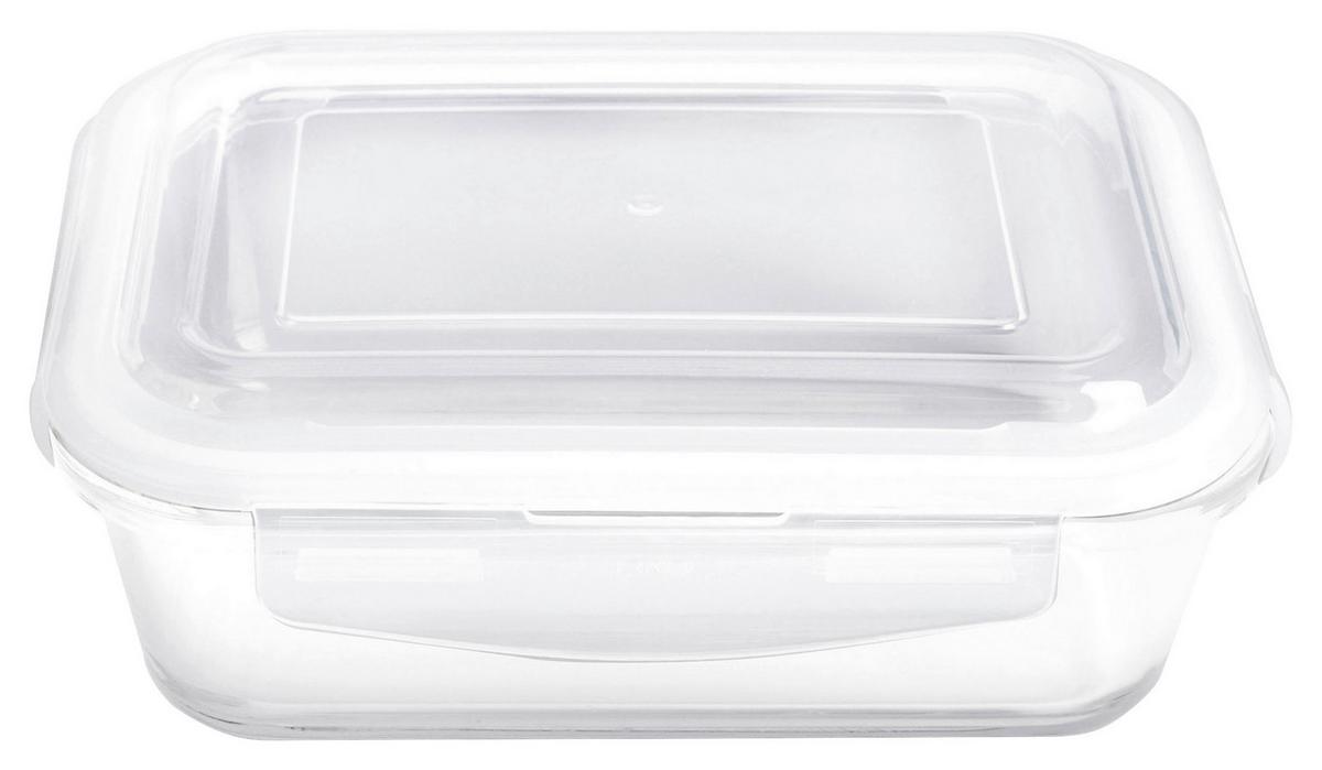 DÓZA NA SKLADOVANIE POTRAVÍN FRESH - 0,85L - číra, plast/sklo (20,6/15,8/7,5cm) - Mömax