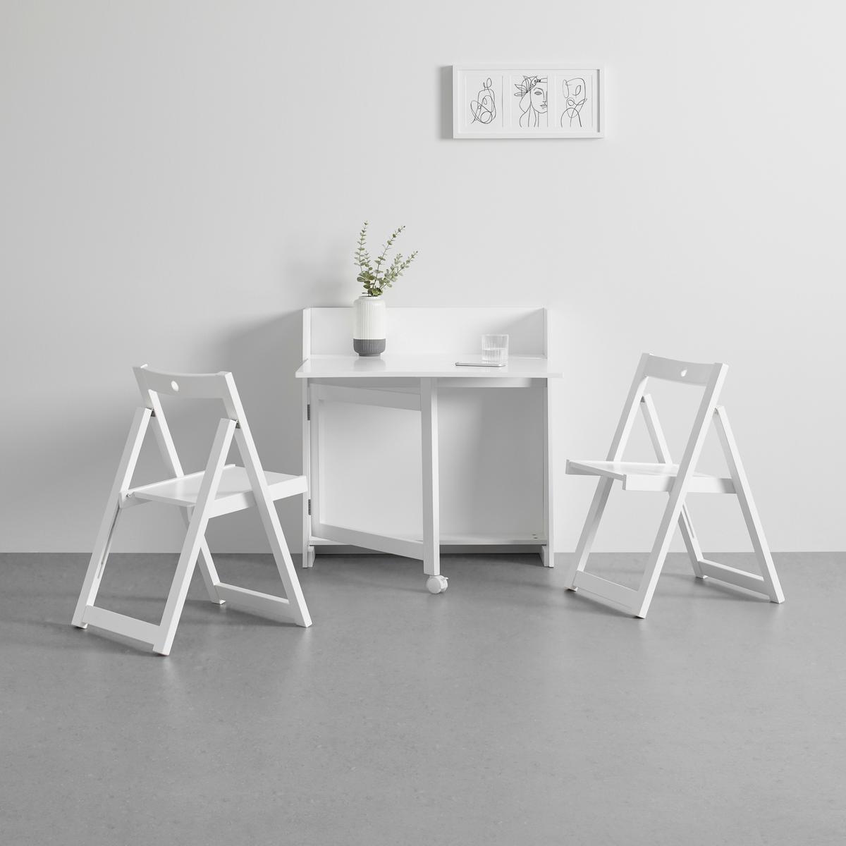 Stolová Súprava Theo Biela - biela, Moderný, drevo (85/83/85cm) - P & B