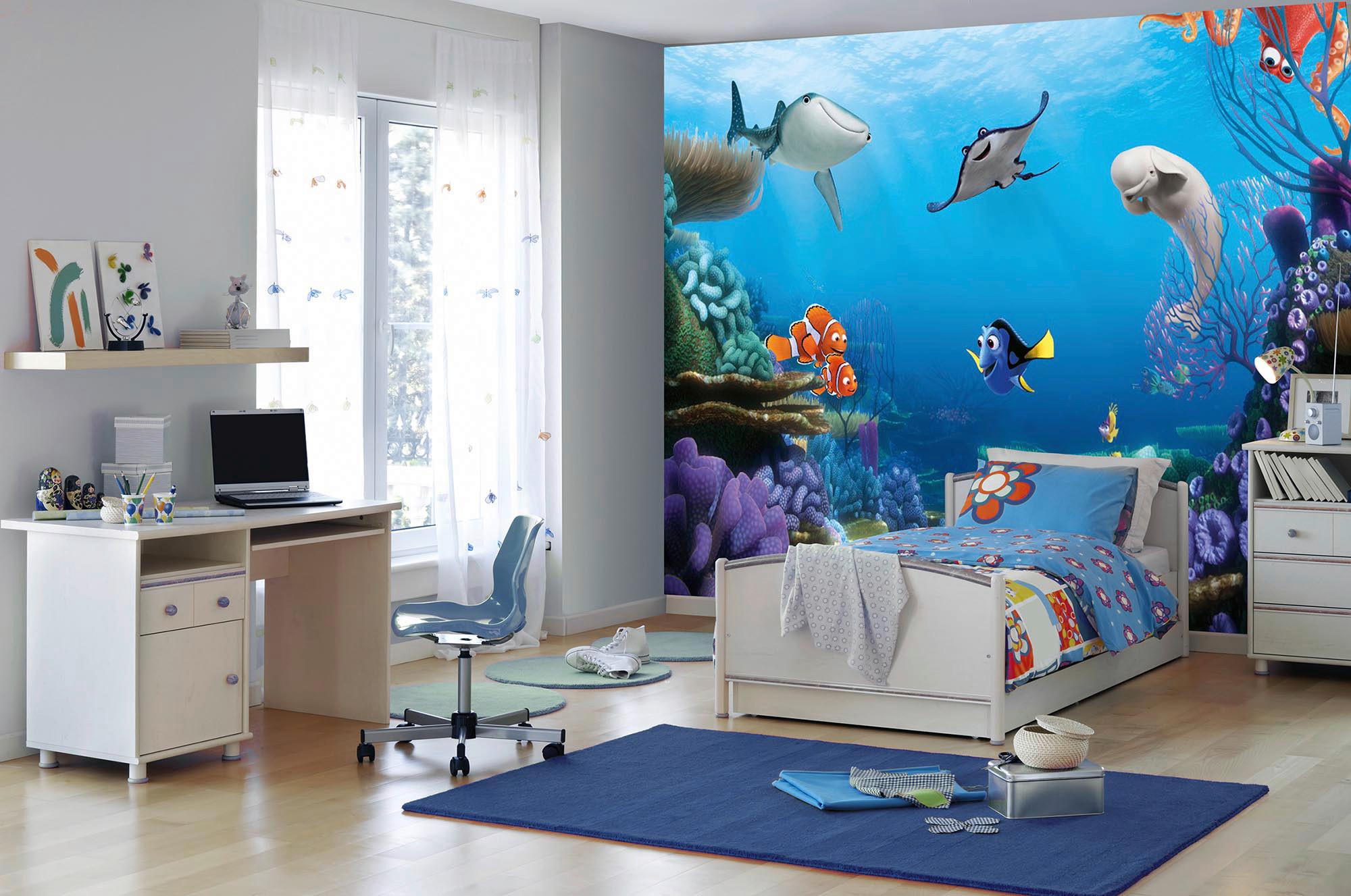 Vliestapete Finding Dory - Multicolor, Basics (400/260cm) - Komar