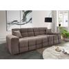 Viersitzer-Sofa Bosco, Taupe B: 300 cm - Taupe/Schwarz, MODERN, Textil (300/87/120cm) - Livetastic