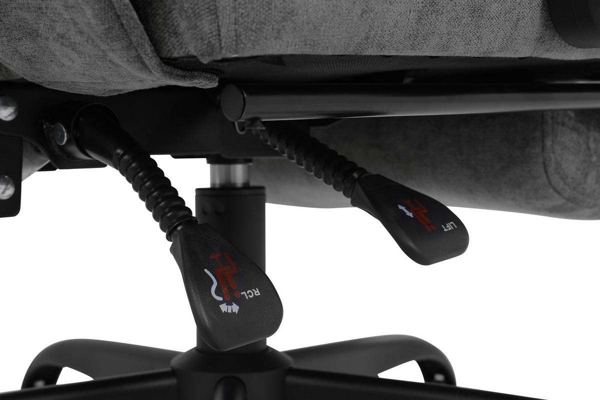 Drehstuhl Verona - Schwarz/Grau, LIFESTYLE, Holz/Kunststoff (66/112-120/62cm) - MID.YOU