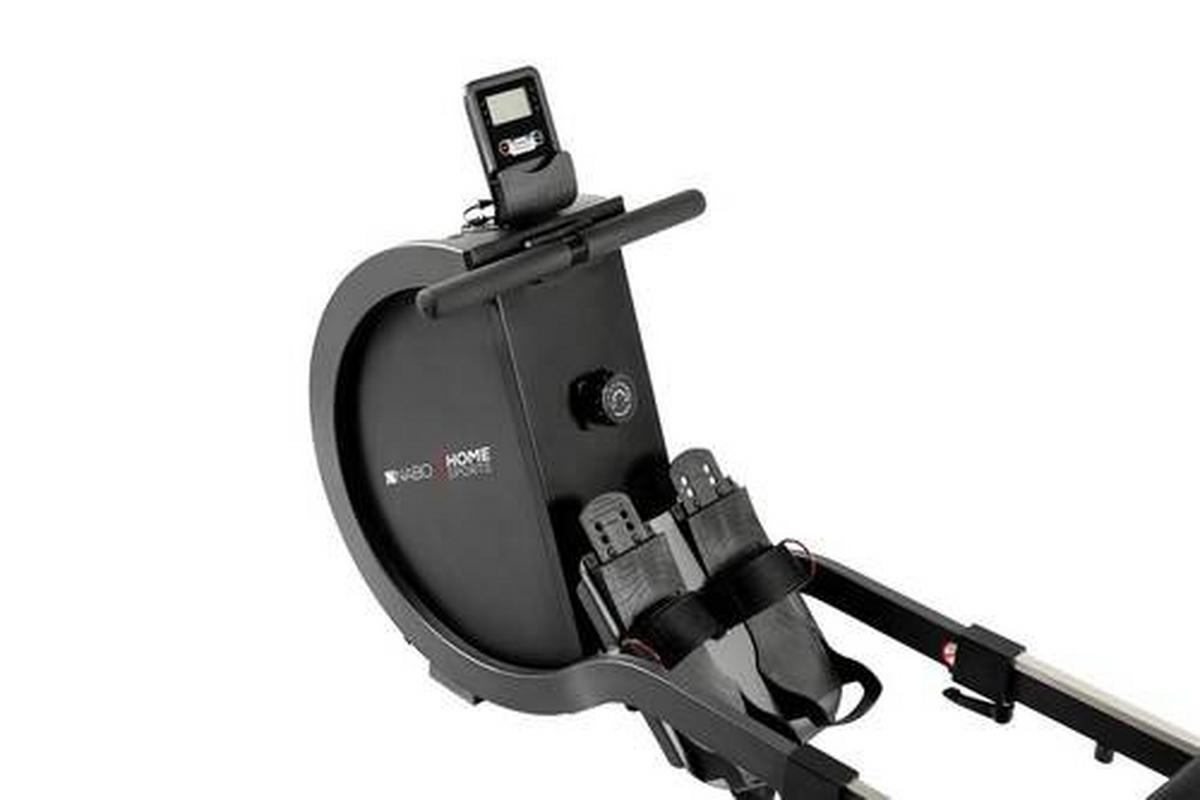 Rudergerät Rg 1000 Klappbar mit Transportrollen - Schwarz, KONVENTIONELL, Kunststoff/Metall (197,7/45/72,9cm) - Nabo