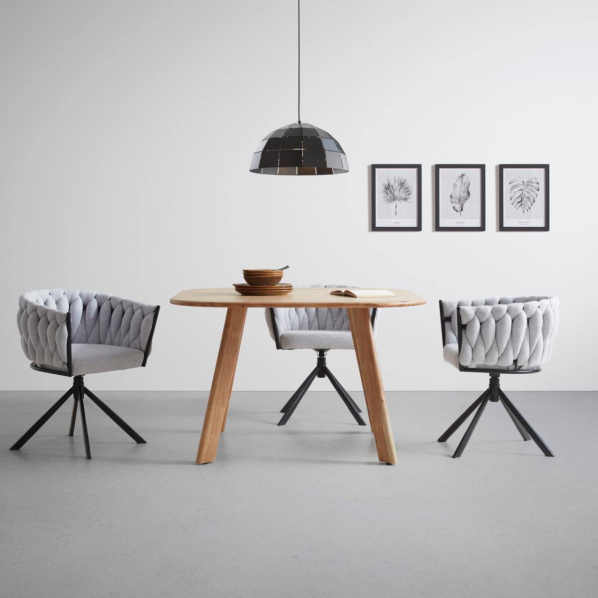 Jídelní stůl LIZA 120 - barvy akácie, Moderní, dřevo (120/76/120cm) - Premium Living