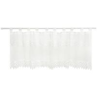 Kurzgardine Gabriela - Weiß, ROMANTIK / LANDHAUS, Textil (135/45cm) - James Wood